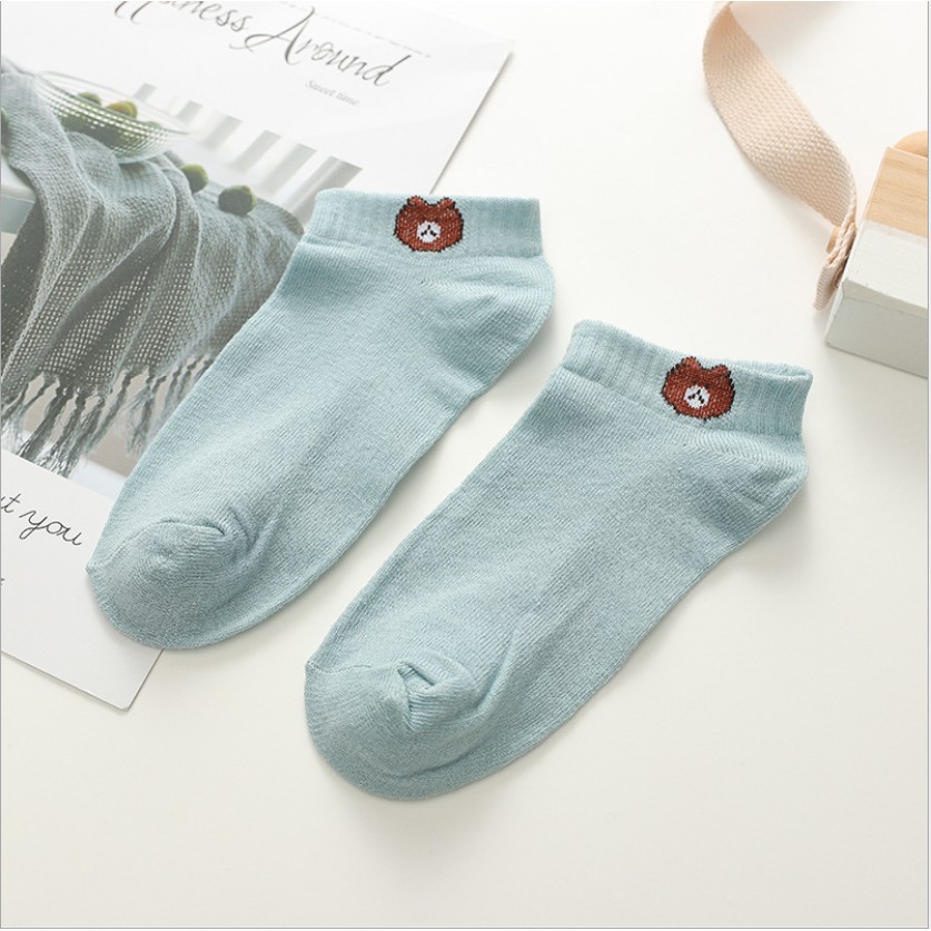 Set 10 đôi tất gấuFREESHIPTất Gấu Brown loại 1 (Tuyển Sỉ)