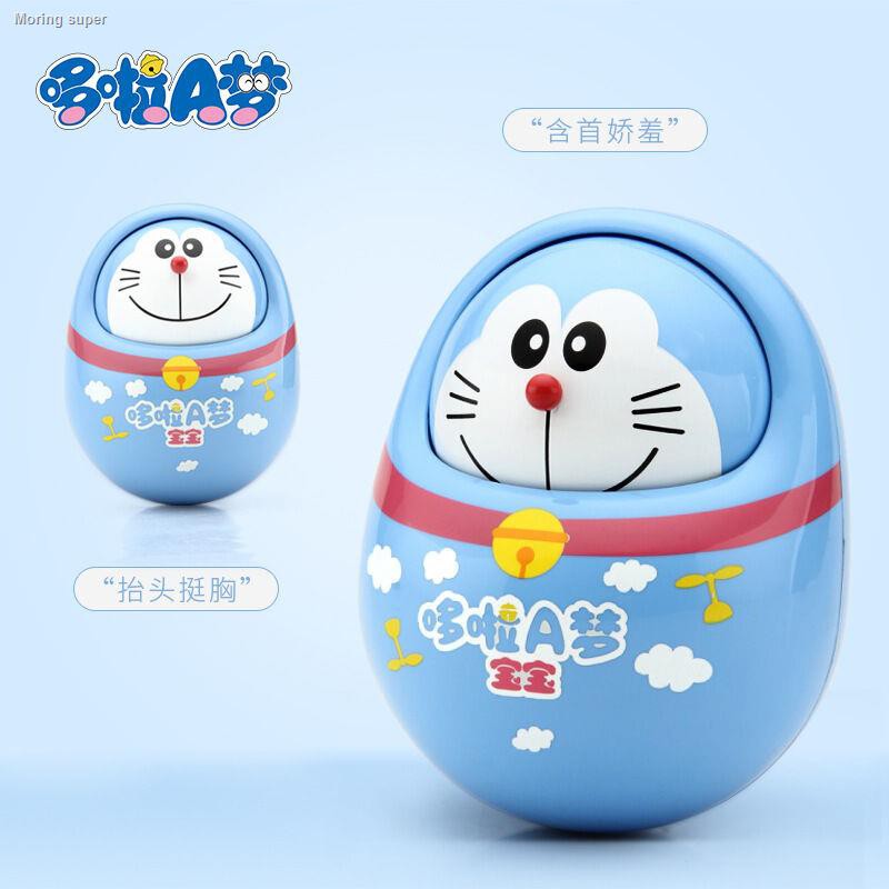 Đồ Chơi Lật Đật Hình Đầu Doraemon Dễ Thương Cho Bé 0-1 Tuổi