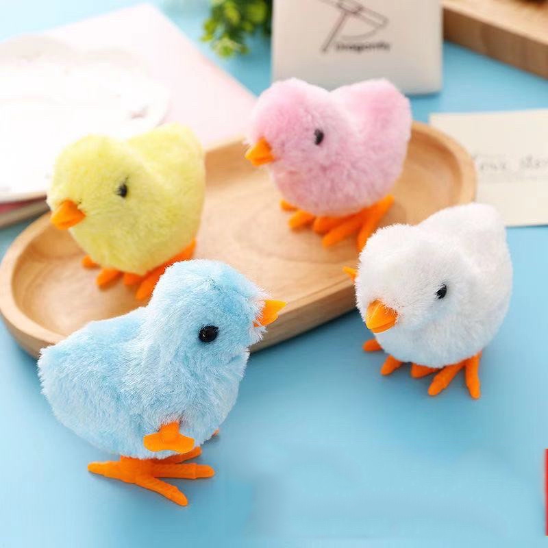 Gà con biết nhảy đồ chơi vặt cót nhảy lon ton bé chơi vui cả ngày