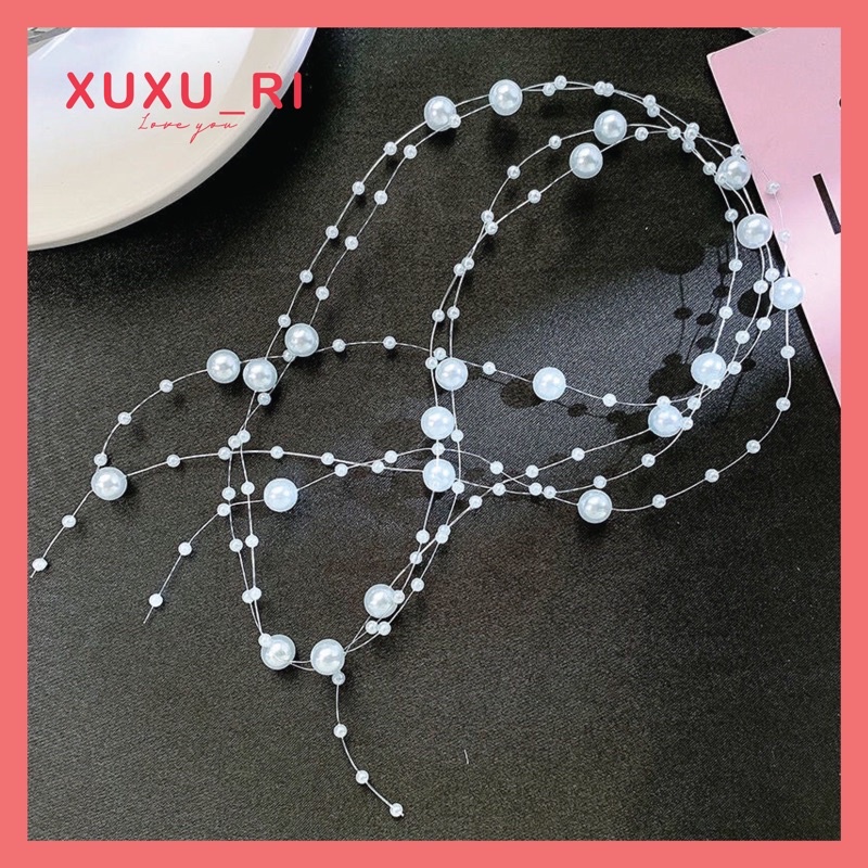 Cài Tóc Đính Ngọc Trai Nhân Tạo Phong Cách Hàn Quốc