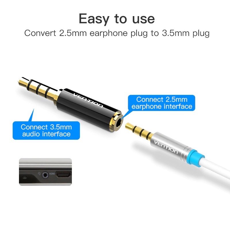 Jack chuyển đổi 2.5 cái sang 3.5 đực