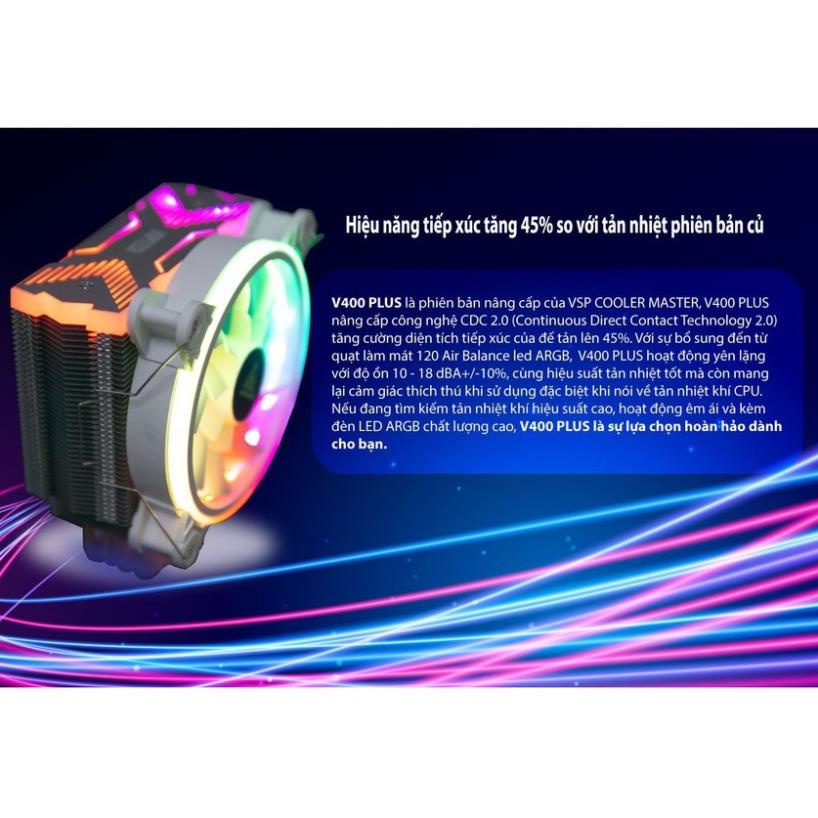 [FREE❤️SHIP] Tản Nhiệt Khí CPU VSPTECH V400 PLUS Bảo Hành 12 Tháng