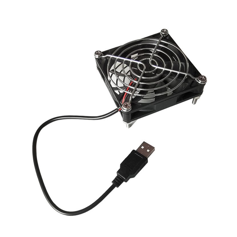 Quạt Làm Mát USB 5V DIY Dạng Quả Bóng Có Lưới Bảo Vệ Cho TV