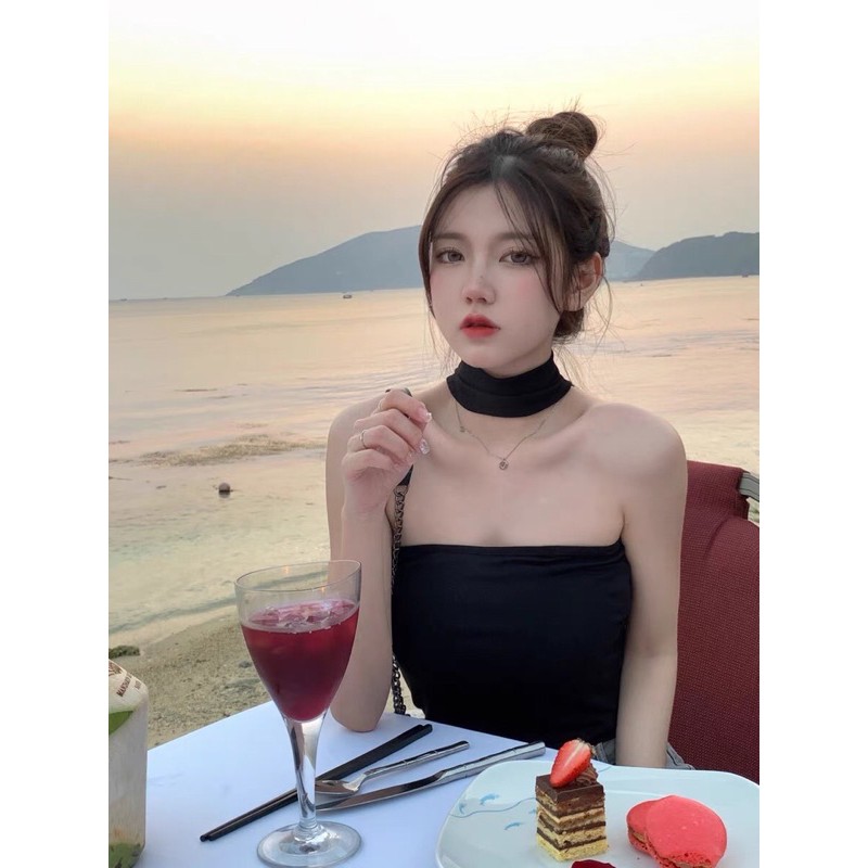ÁO Quây cổ CHOKER style Hàn Cuốc