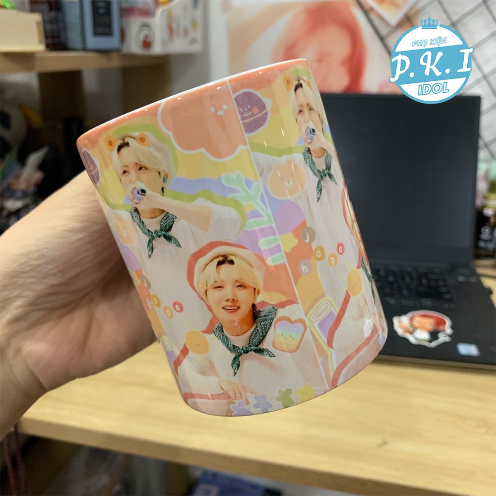 Cốc Sứ Uống Cà Phê In Hình Jhope BTS