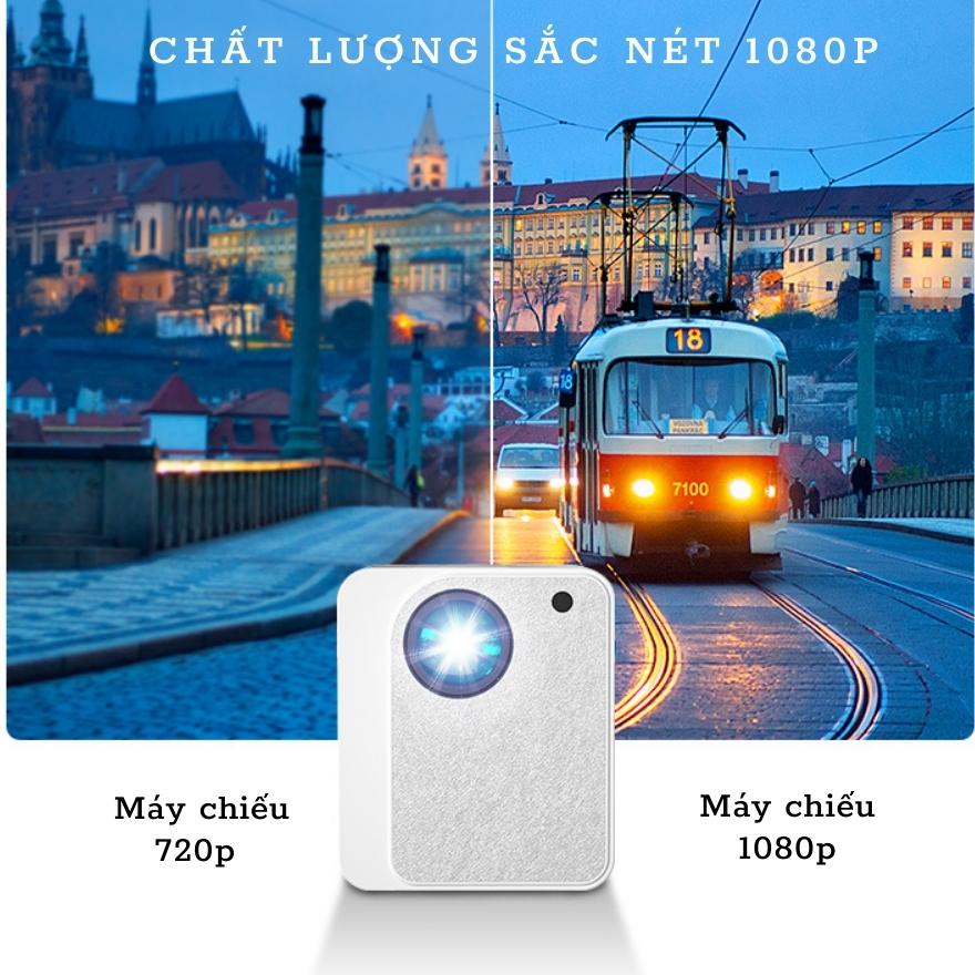 Máy chiếu mini KAW-K550 độ phân giải Full HD 1080P siêu sắc nét đa chức năng cho gia đình