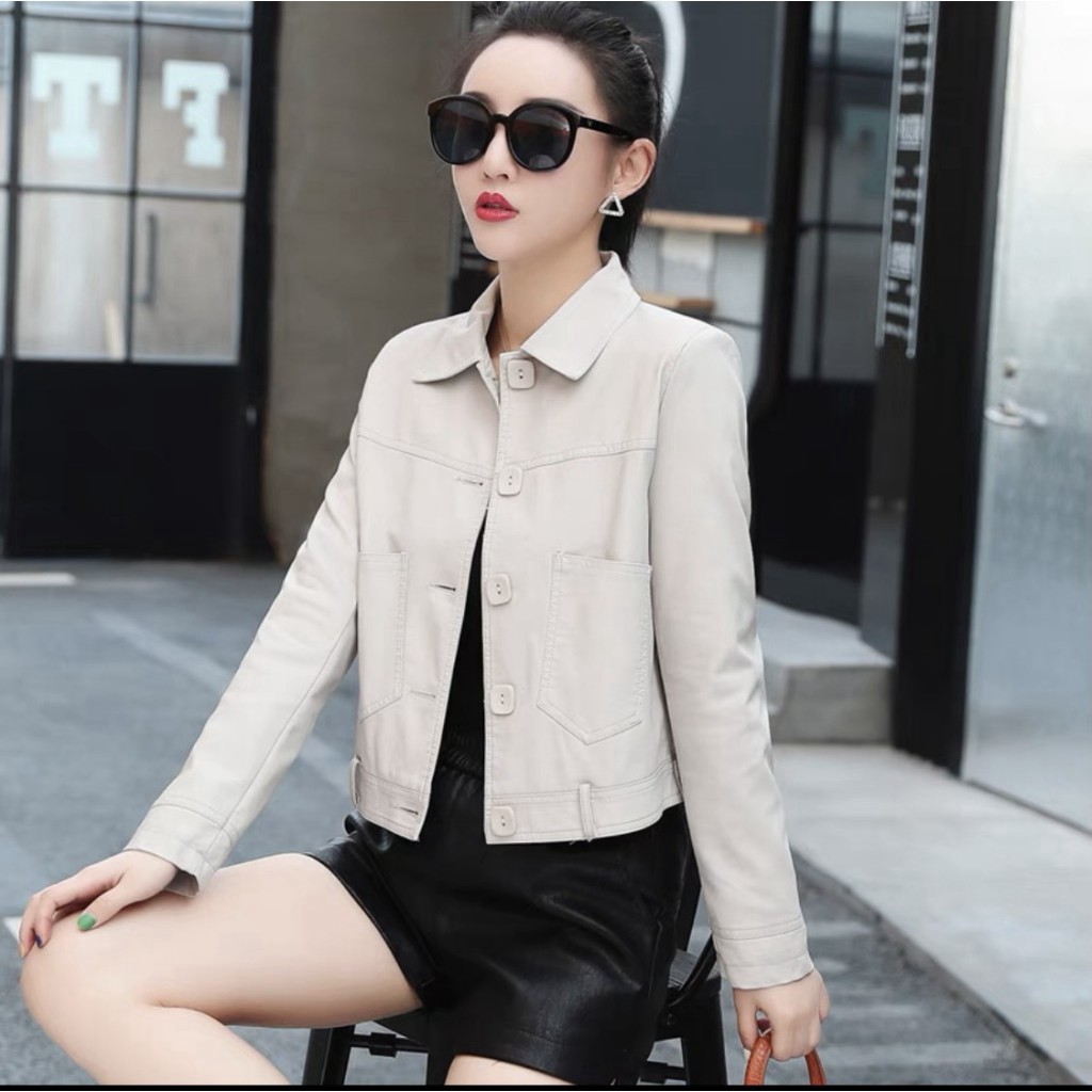 Áo Khoác Kaki Nữ Thời trang Phong Cách Hàn Quốc Đẹp Mê Hồn Thu Hút Mọi Ánh NHìn