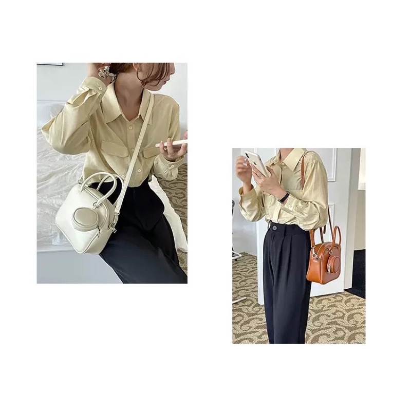 Túi xách, đeo chéo Boston phong cách Hàn Quốc 2022