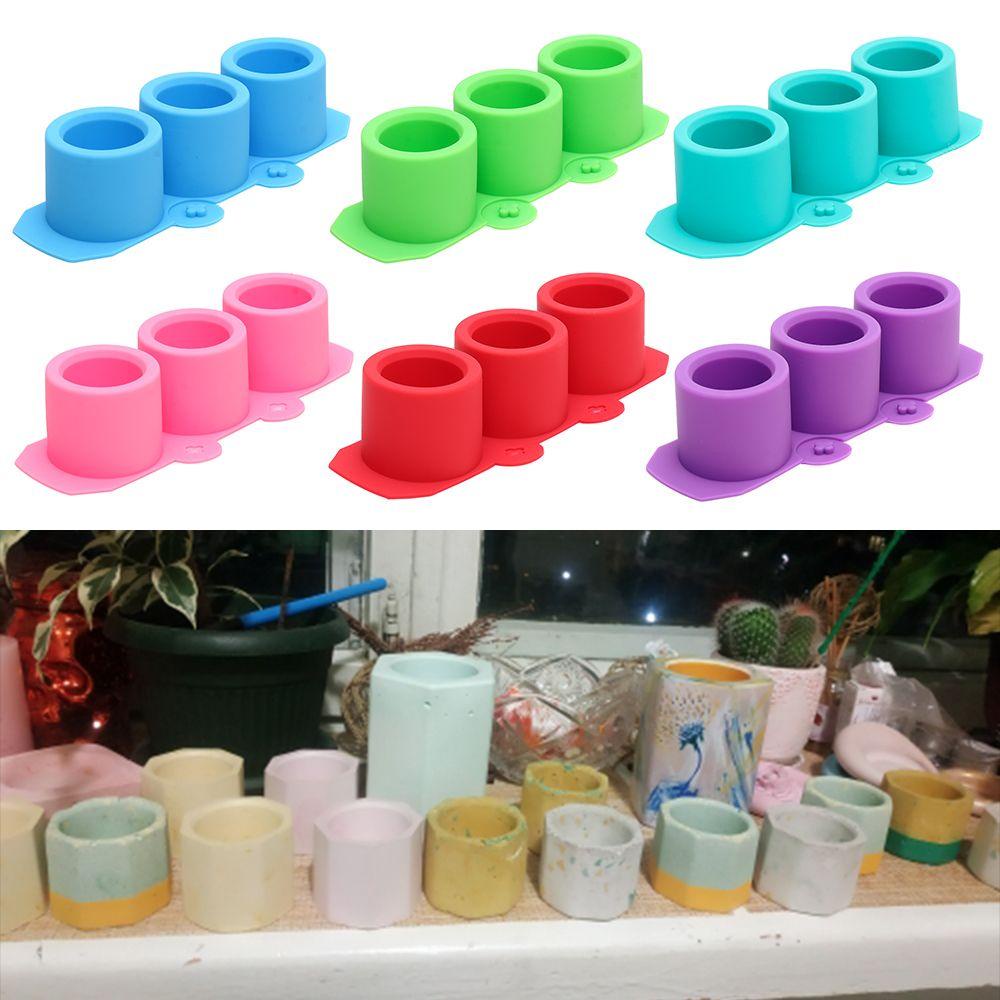Khuôn Silicone Làm Chậu Hoa DIY Tiện Dụng