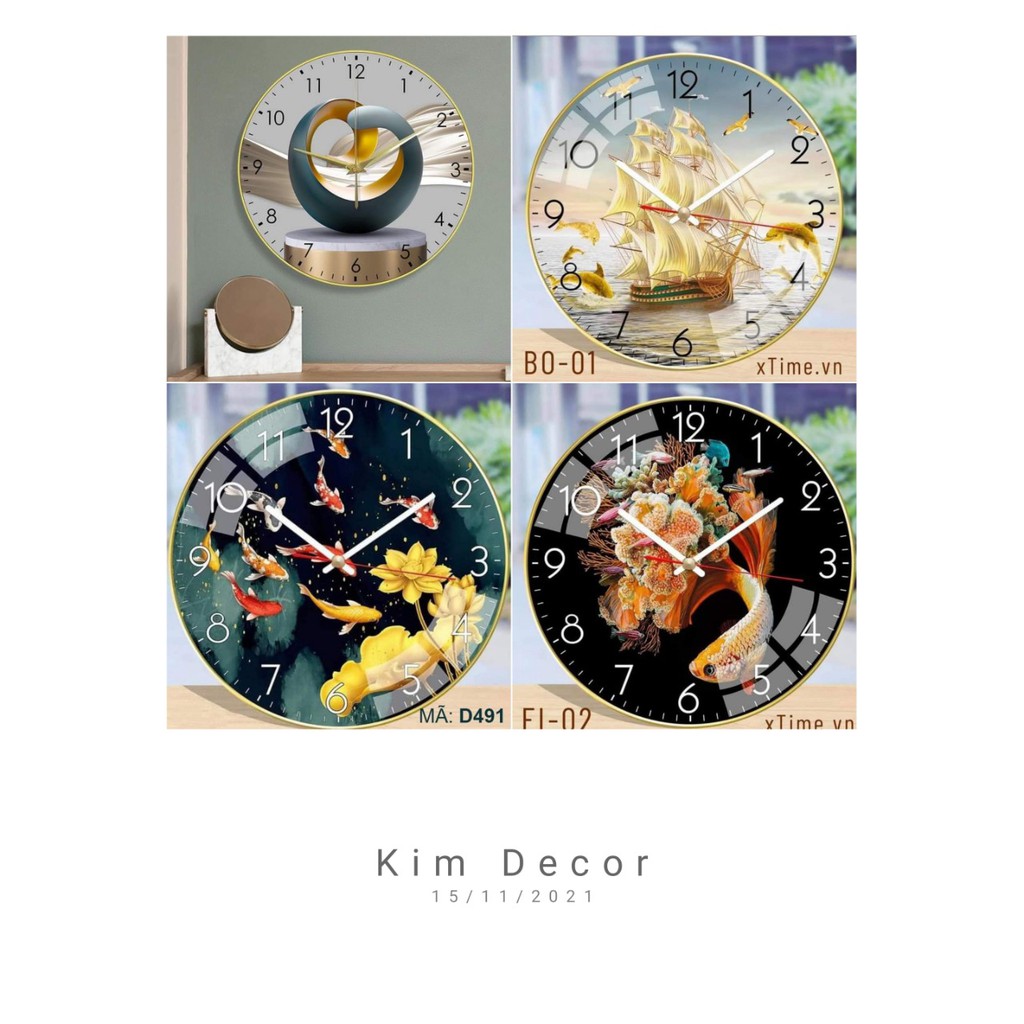 Đồng hồ Decor tráng gương 5D- sang trọng, hiện đại- phù hợp treo mọi không gian- giá tận xưởng siêu rẻ