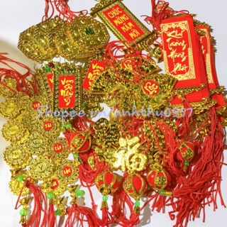 Dây treo trang trí ngày tết giá rẻ [ẢNH THẬT] treo mai, đào, cửa sổ