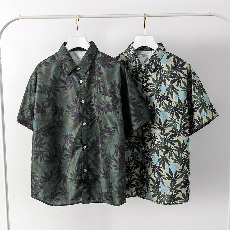 Áo Sơ Mi Tay Ngắn Dáng Rộng In Hoa 2 Màu Tùy Chọn Thời Trang Cho Nam Size M - 3xl | BigBuy360 - bigbuy360.vn