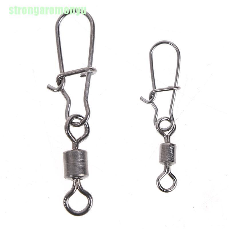 [onyu] Set 200 Khuyên Xoay Câu Cá Bằng Thép Không Gỉ