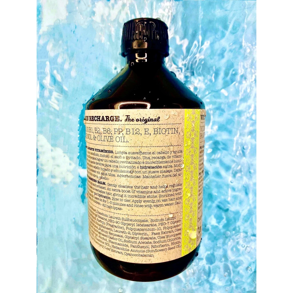Dầu Gội Vitamin Tây Ban Nha 500ml Dành Cho Tóc Khô Hư Tổn