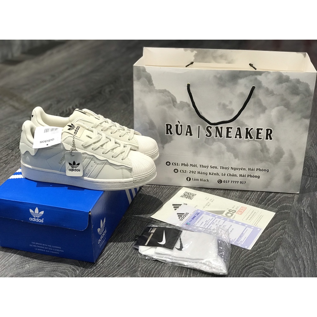 Siêu Phẩm Giày Thể Thảo Sneaker A.Di.Das Sò new 2022 Màu Kem SIêu Xinh Cao Cấp Ảnh Thật + freeship + Tặng Tất