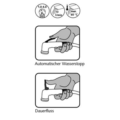 Vòi xịt, hiệu SCHELL, chống rỉ nước, sản xuất tại Đức