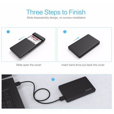 Box Ổ Cứng ORICO 2.5 Inch 2577U3 ( Bảo Hành 1 năm) | BigBuy360 - bigbuy360.vn