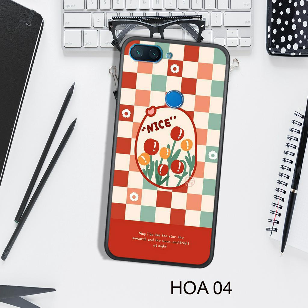 Ốp Lưng  XIAOMI MI 5X/MI A1 - MI 8 - MI 8 SE - MI 8 LITE, In Hình HOA, Màu Sắc Bắt Mắt.