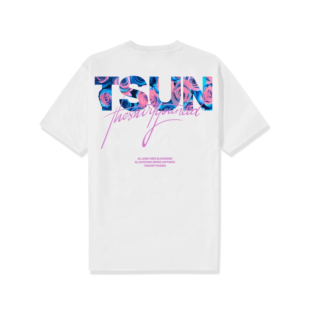 Áo thun TSUN Flower Tee - Trắng - Unisex
