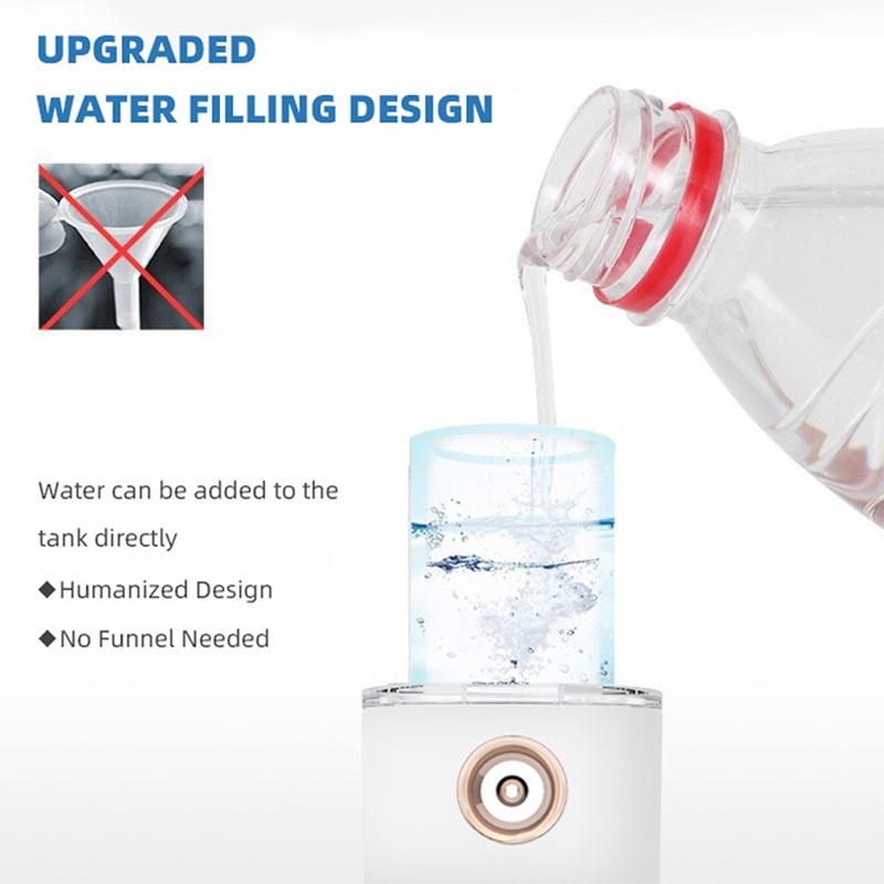 Máy phun sương Foreverlily tạo độ ẩm nano mini 30ml có sạc USB tiện dụng