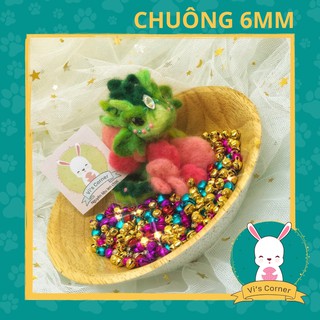 [Dụng cụ len chọc chuyên dụng] CHUÔNG MINI GẮN CỔ MÈO 6MM