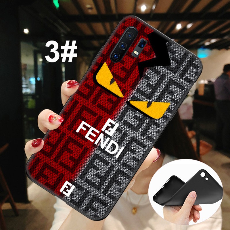 FENDI Ốp Lưng Tpu Mềm Cho Vivo Y11 U12 Y15 Y17 Y5S Y53 Y55 Y55S Y69 Y71 Y81 Y81S Y91 Y93 Y95 Y91C