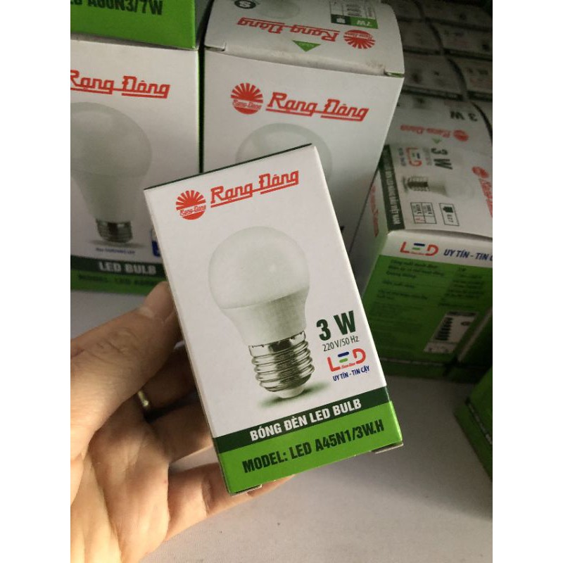 [FREESHIP]Bóng đèn LED BULB tròn Rạng Đông 3w - 5w - 7w - 9w - 12w - 15w