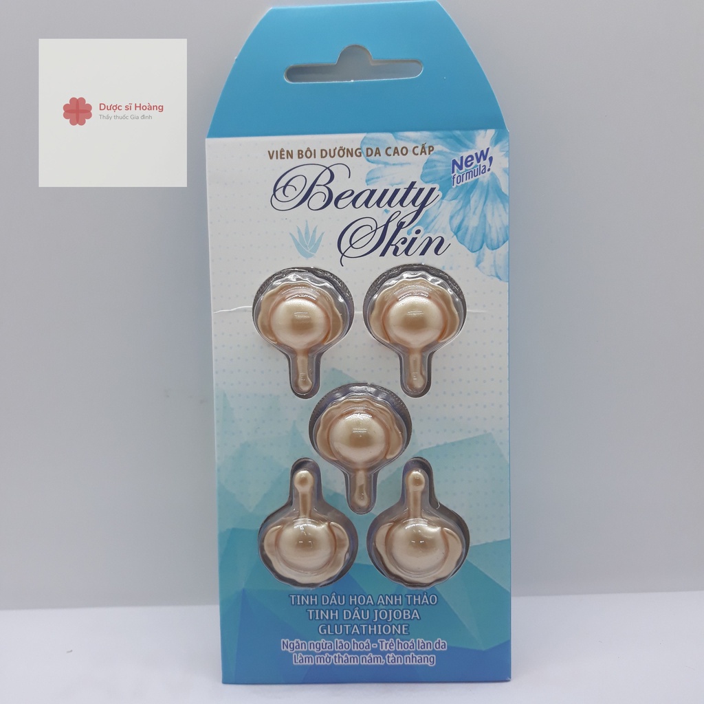 Viên bôi dưỡng da cao cấp Beauty Skin vỉ 5 viên