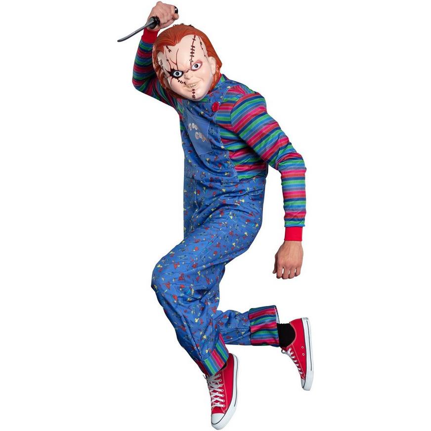 Bộ quần áo hóa trang Búp bê sát nhân Chucky trong phim Child”s Play cho bé cao 1,4 - 1,5m