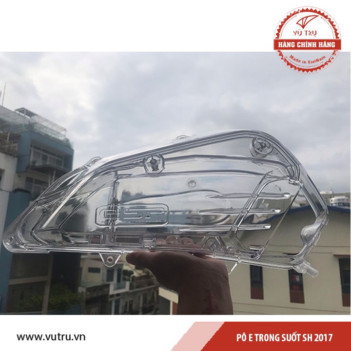 [CỰC RẺ]  Pô e (Ốp bầu lọc khí) trong suốt SH17