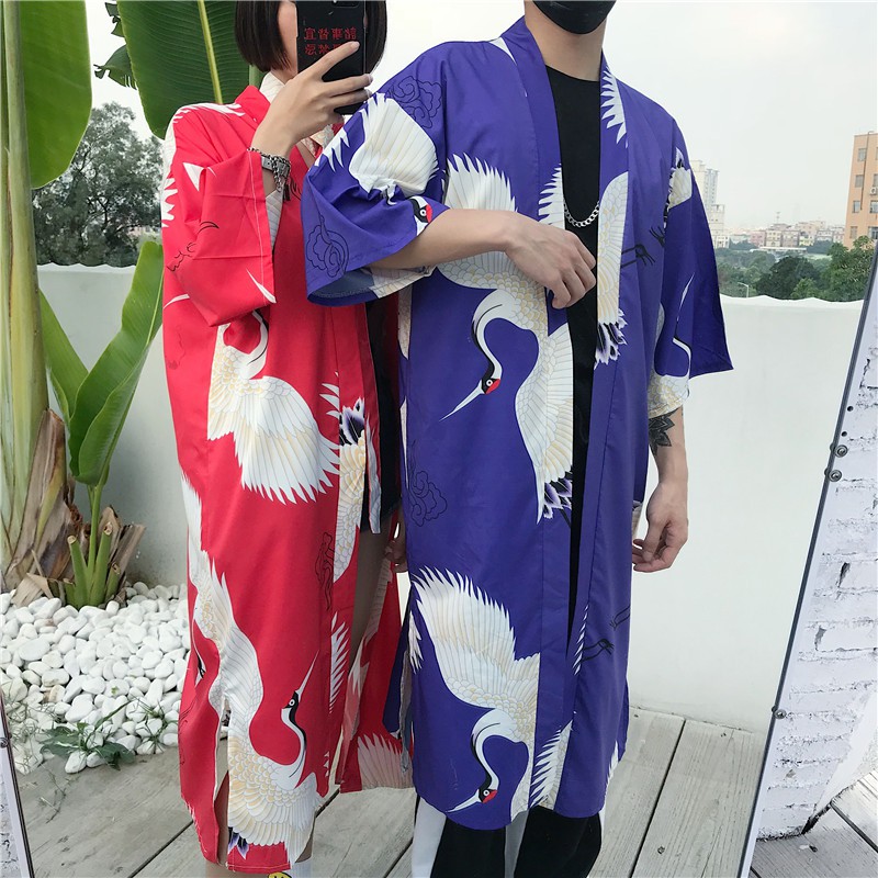 (order) Áo khoác Kimono dạo phố & đi biển nam nữ MS0514