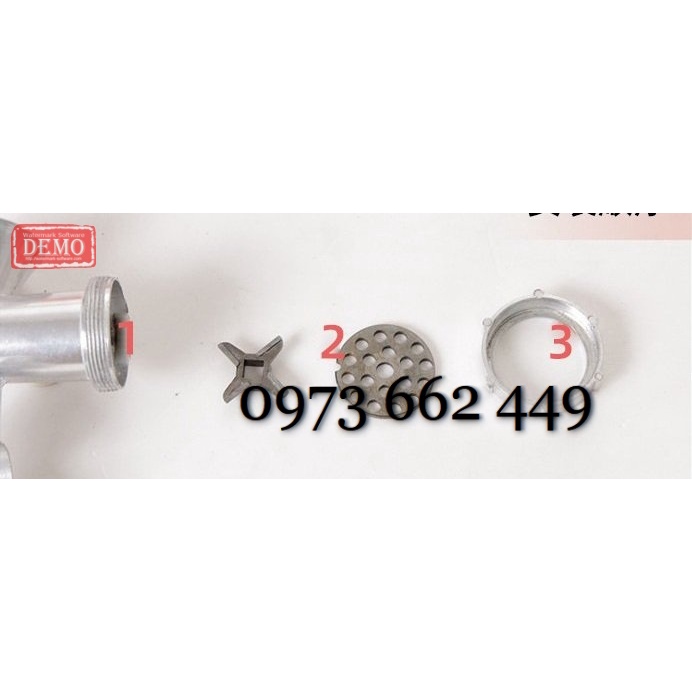 Máy ép đùn cám viên và xay thịt và rau củ, nhồi lòng quay tay-Máy xay đa di năng quay tay