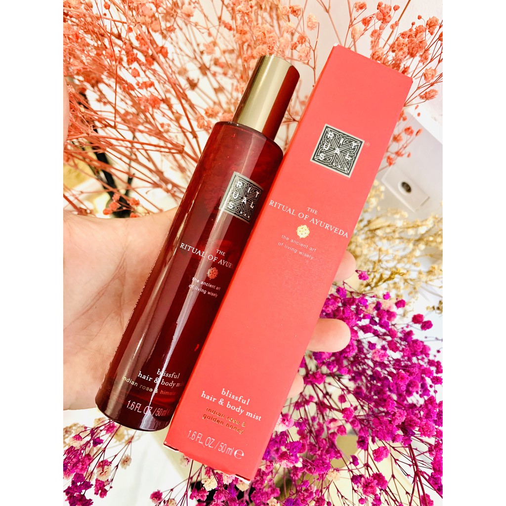 [BILL US/FR] RITUALS Xịt thơm tóc và cơ thể The Ritual of Ayurveda Hair &amp; Body Mist 50ml [NEW 2020]