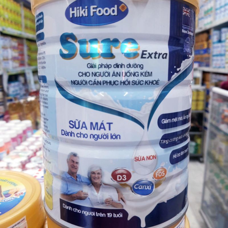 Sữa bột HIKIFOOD SURE EXTRA 850G