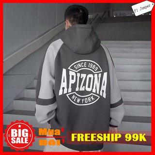 Áo hoodie in chữ sau lưng nỉ dày - AT0055