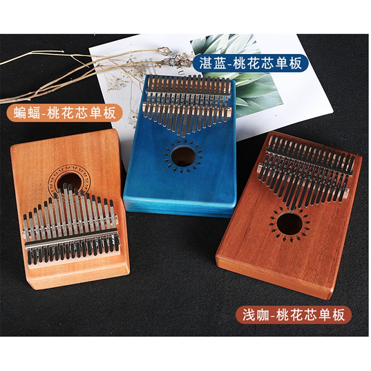 ( RẺ SỐC ) Đàn Kalimba 17 phím Stiller Gỗ Màu Trà Tặng kèm kèn Dream Walker Limited Edition - HÀNG CÓ SẴN