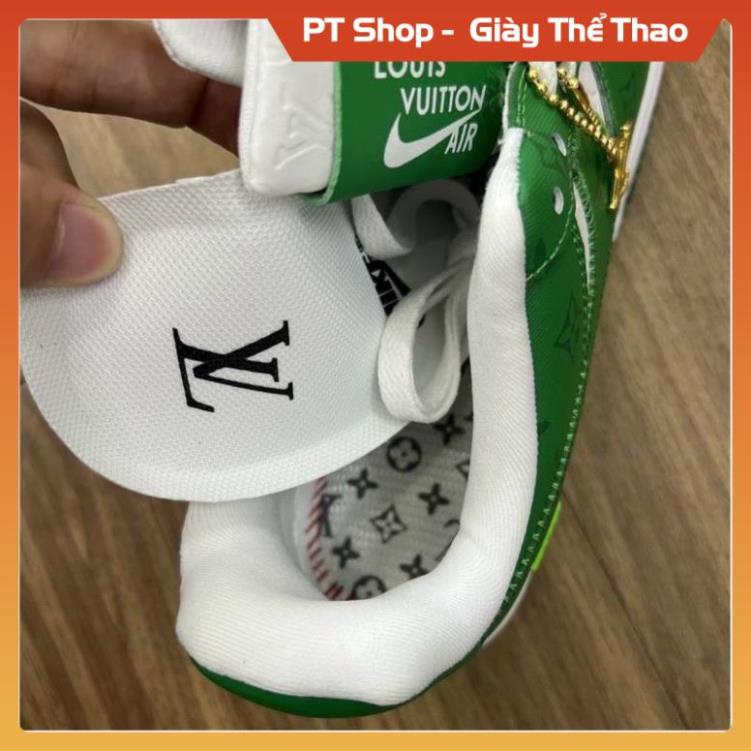 [FreeShip+ Hàng Xịn] Giày_Nike nam nữ, giày thể thao snearkes nam nữ LV xanh Fullsz, Fullbox Hot Trens học sinh