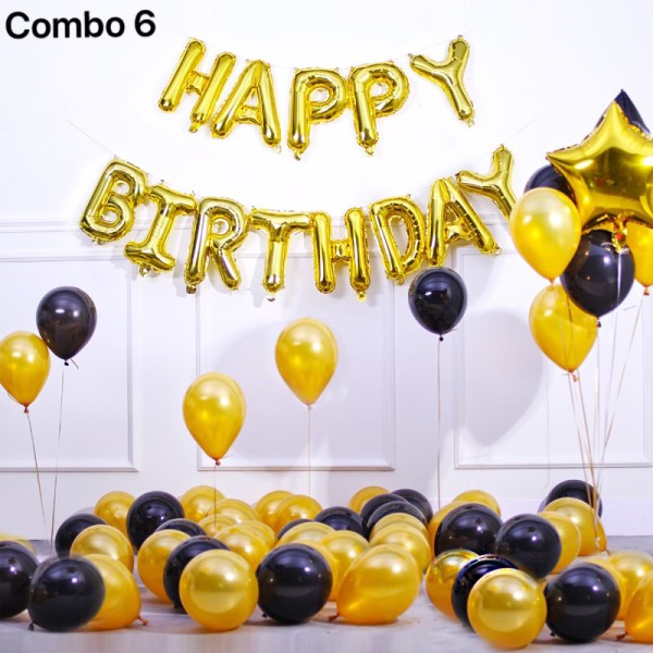 (COMBO 6) Set trang trí sinh nhật HPBD