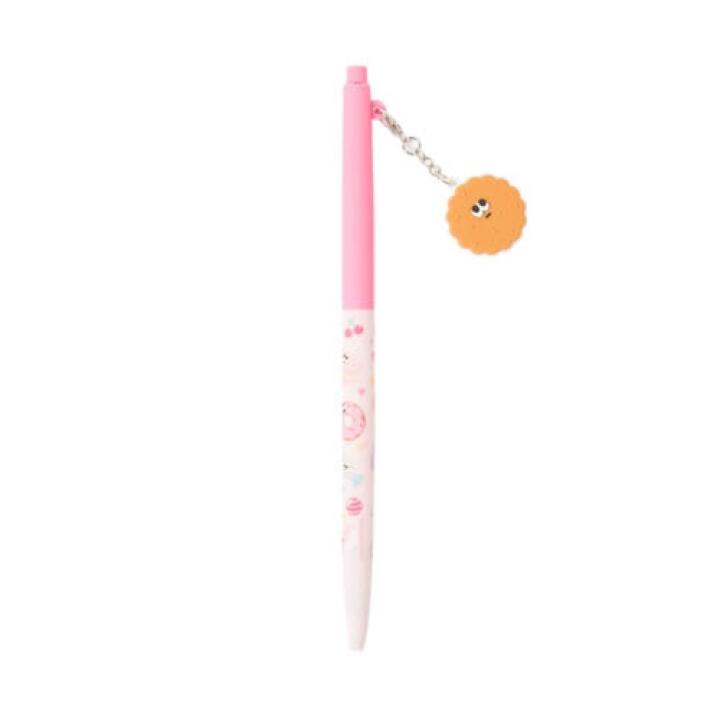 Bút Bi ARTBOX Hàn Quốc Màu Hồng Có Mặt Dây Hình Nhân Vật Dễ Thương