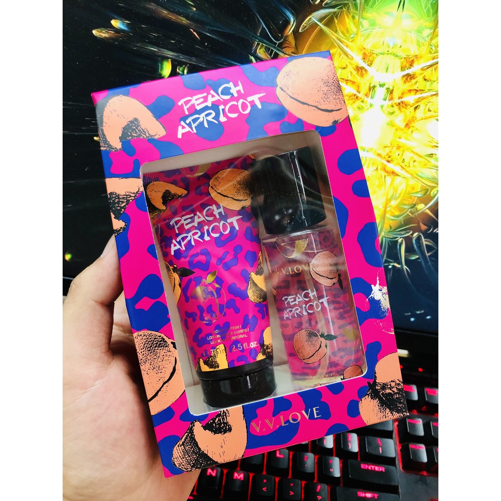 🌺 Set Xịt thơm Body Mist Victoria Secret Pure Seduction/ Crimson Berries 75ml + Body lotion 75ml 🌺