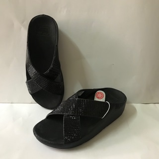 Dép Fitflop quai chéo hạt đá