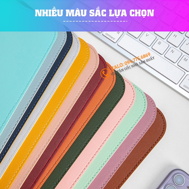 Tấm lót bàn di chuột cỡ lớn - Thảm da trải bàn làm việc Deskpad - Lót Chuột Mouse pad bằng da PU - Di chuột mượt mà