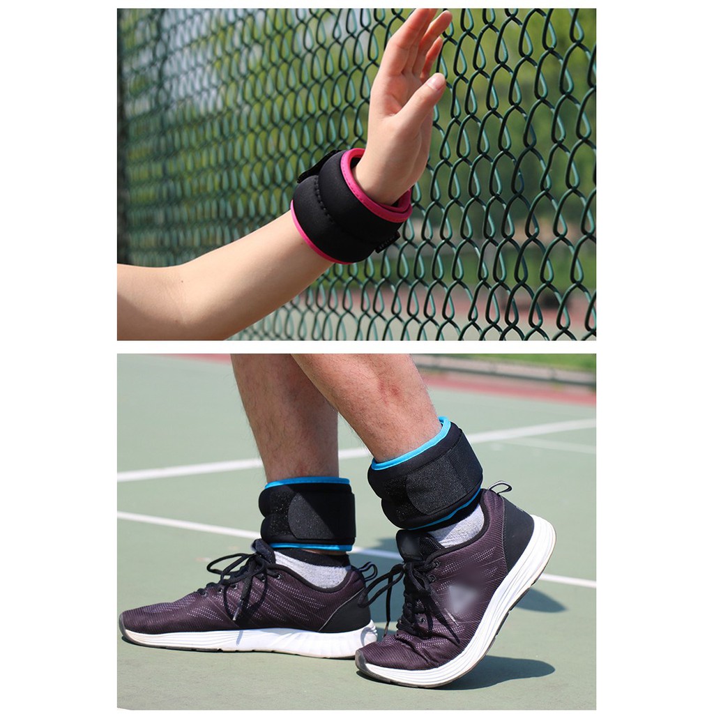 Tạ đeo chân tay tập gym cát sắt 3kg (1.5 kg/ tạ), hỗ trợ tập luyện cùng với xà đơn, hỗ trợ điều trị vật lý đôi chân