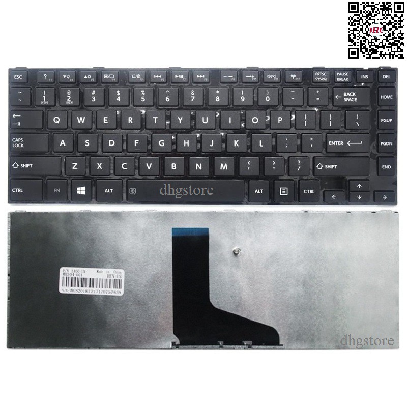 Bàn phím laptop Toshiba Satellite L800 L805 L830 L840 L845 C800 C840 C845 M600 M640 M840 R840