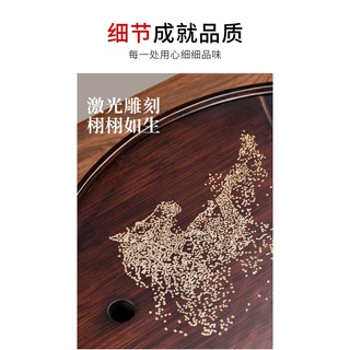 Khay uống trà tre hình tròn cao cấp