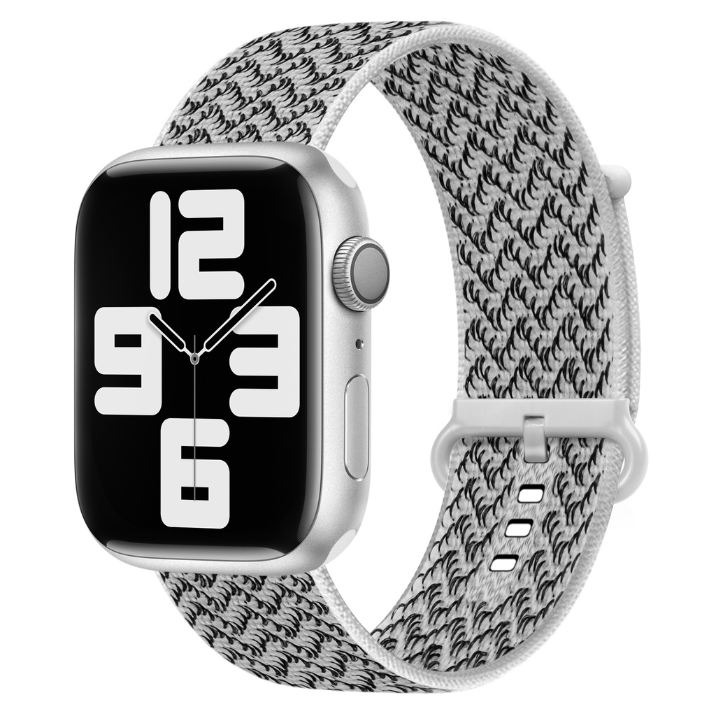 Dây Nylon Kiểu Dáng Thể Thao Cho Đồng Hồ Thông Minh Apple Watch Ultra Series 8 7 6 5 Se 40mm 49mm 41mm 45mm 44mm