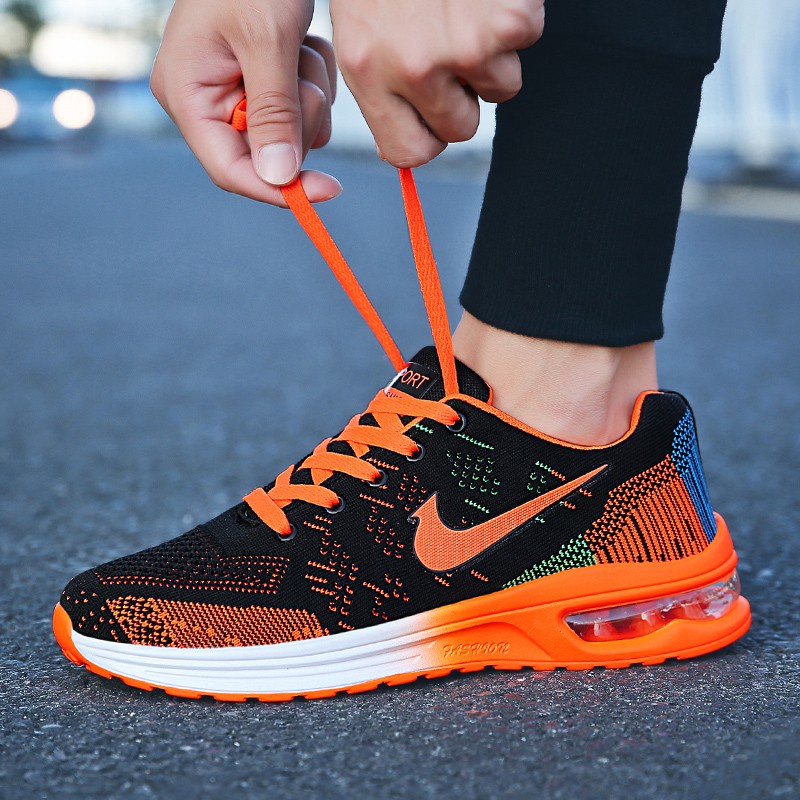 Giày Thể Thao Chạy Bộ Thoáng Khí Phong Cách Hàn Quốc Cho Cặp Đôi size 36-46