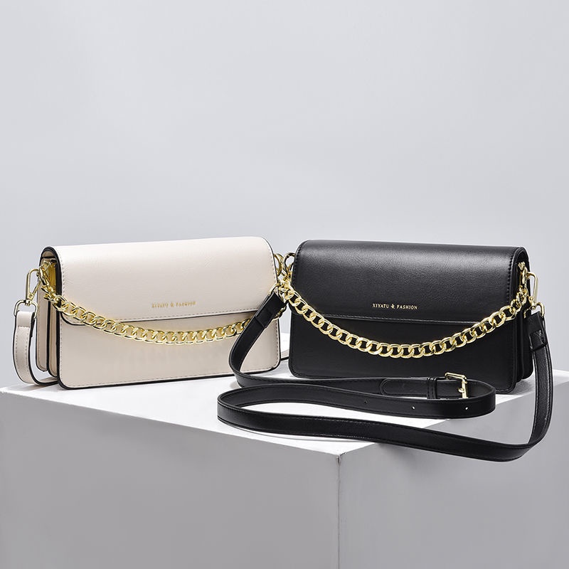 Túi Đeo Vai Hình Vuông Cỡ Nhỏ Màu Trơn Đơn Giản Thời Trang Cho Nữ