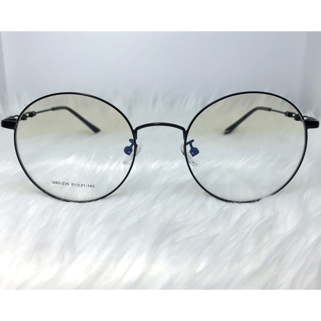 Gọng Kính Cận Mắt Tròn Kim Loại Thời Trang Hàn Quốc (G90-235 51-21-143)-Gọng Kính Mắt Thời Trang H2NEYEWEAR 2019