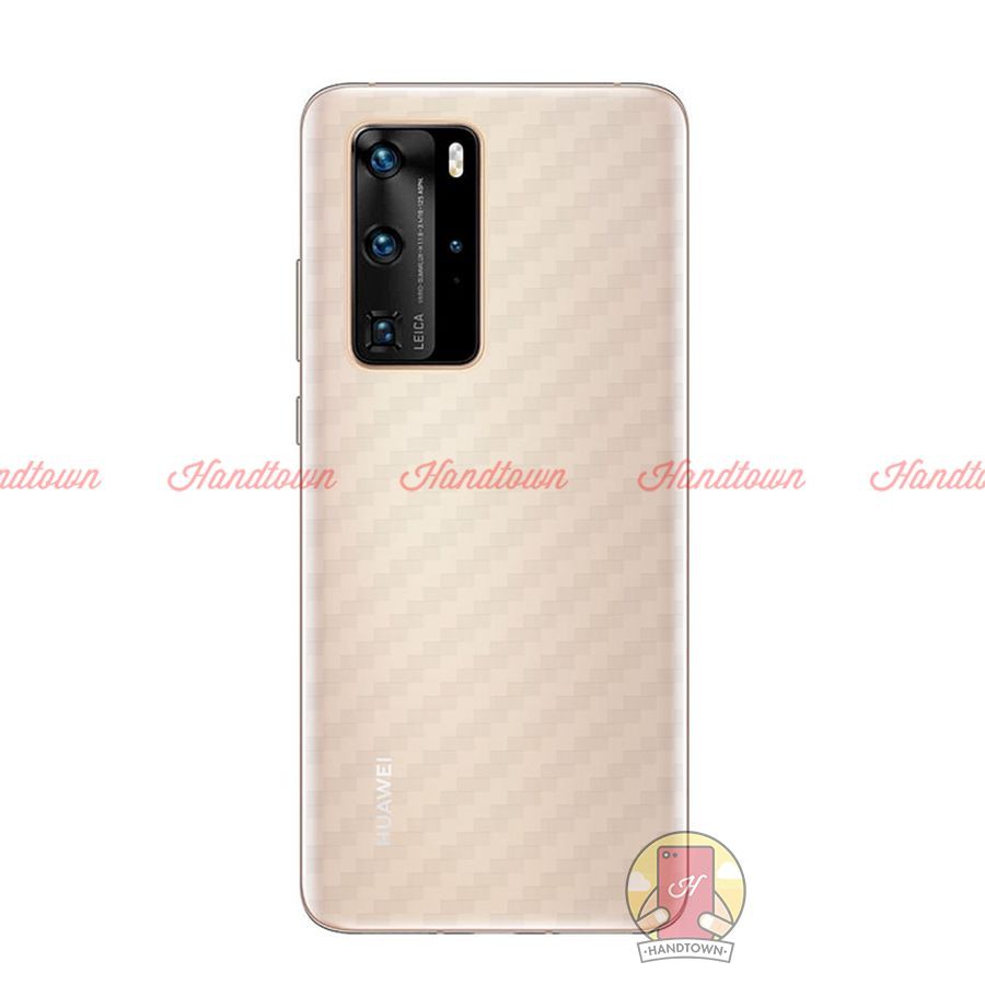 Miếng Dán Lưng Cacbon Dành Cho Huawei P40 / P40 Pro